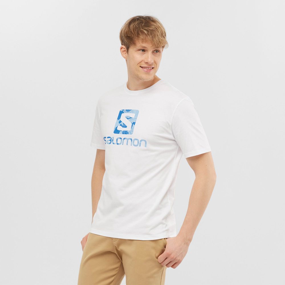 SALOMON UK OUTLIFE LOGO - Mens T-shirts White,LCPZ51863